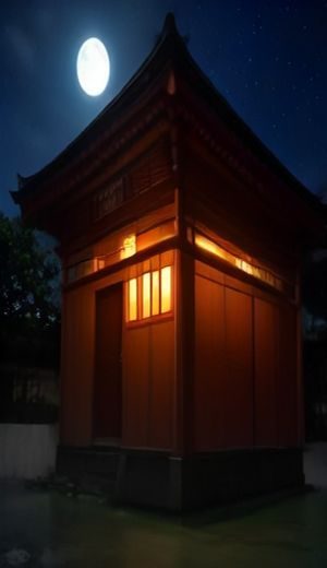 国产探花 夜间深色模式界面，柔和照明，保留橙色点缀